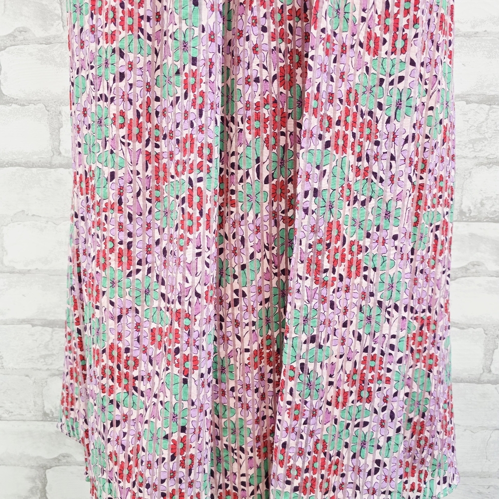 kate spade Pink Floral Burnout Midi Dress - Picture 5 of 13